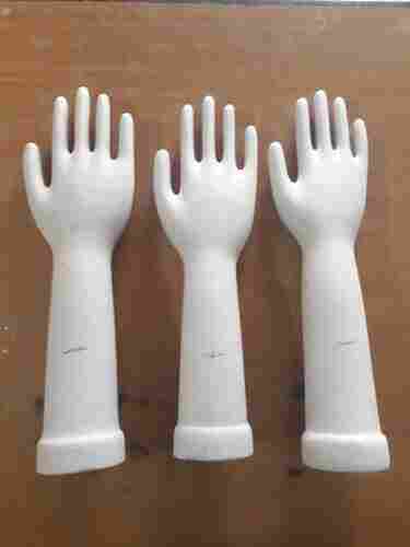4 Mm White Ceramic Hand Mould For Gloves