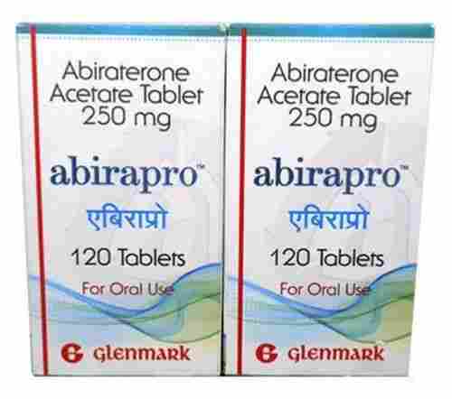 Abirapro Abiraterone Acetate Tablet 250mg For Oral Use, 120 Tablets Bottle Pack