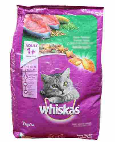 Tuna Whiskas Adult Pet Food For Cat With 7 Kg Packet Packaging 