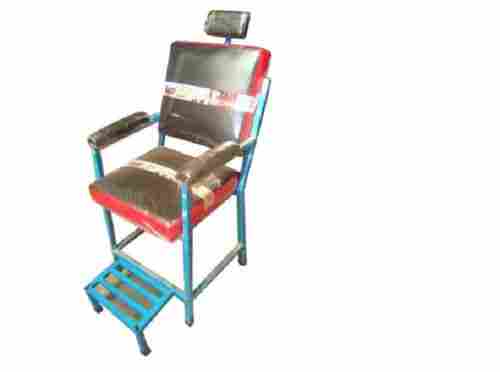 Long Lasting And Strong Synthetic Leather And Metal Rectangular Salon Chair 