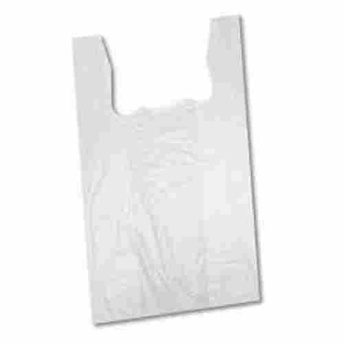 Recyclable White Plain Carry Bags In Size Of 14 Inches Lightweight And Eco Friendly
