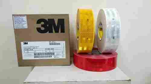 Red White & Yellow 3 M Retro Reflective Tape For Vehicle