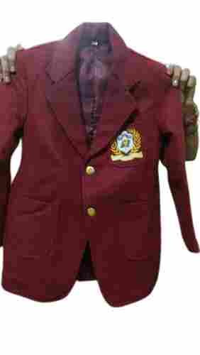 Multi Color Full Sleeves Button Closure Plain Pattern School Uniform Blazers