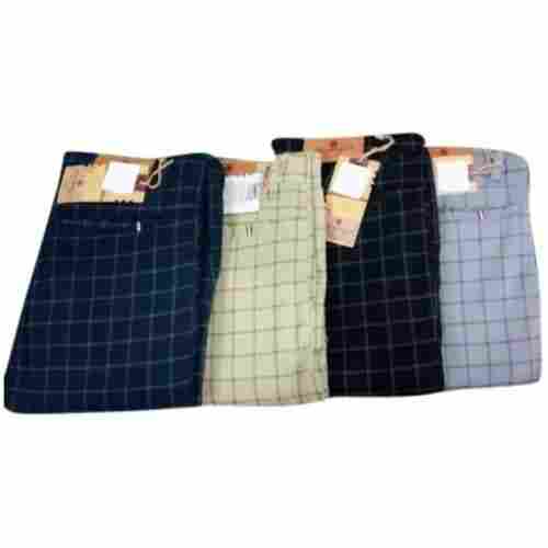 Checked Mens Trousers