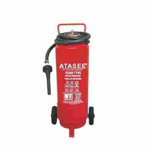 Easy To Move Trolley Mounted Foam Type Fire Extinguisher (Capacity 50 L)