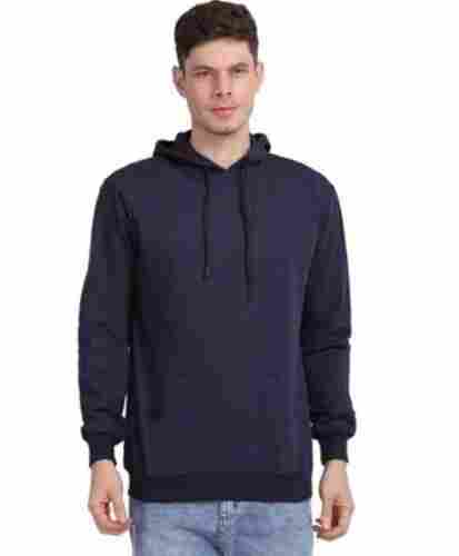 Multi Color Full Sleeves Cotton Fabric 300 Gsm Hooded Neck Men'S Plain T-Shirts