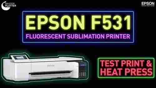 Epson F531-24 Fluorescent Ink Sublimation Printer with FY FM Ink Set