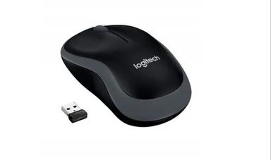 Plastic Black Logitech Wireless Mouse M185