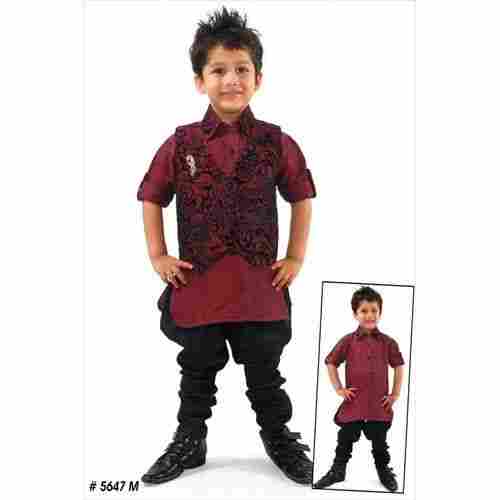 Kids Party Wear Full Sleeves Cotton Dress, Comfortable To Wear
