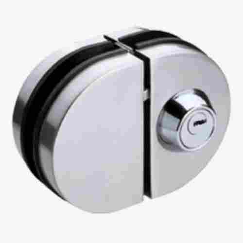 Polished Oval Stainless Steel Sliding Glass Door Lock