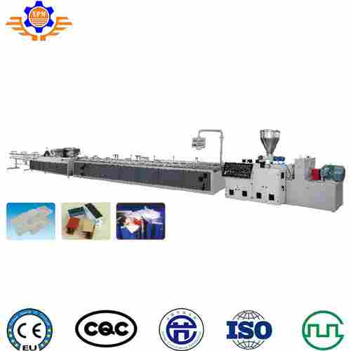 150 To 320Kg/H PVC Electric Cable Trunking Extruder Machine With Punching