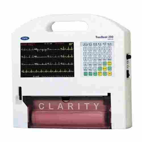 Automatic Clarity TrueBeat 200 ECG Machine With 12 No. of Channels