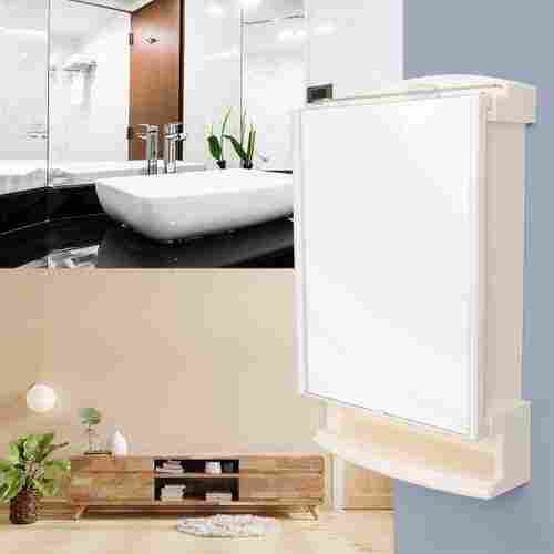 Glossy Finish Lacquer Polish Stainless Steel Bathroom Cabinet