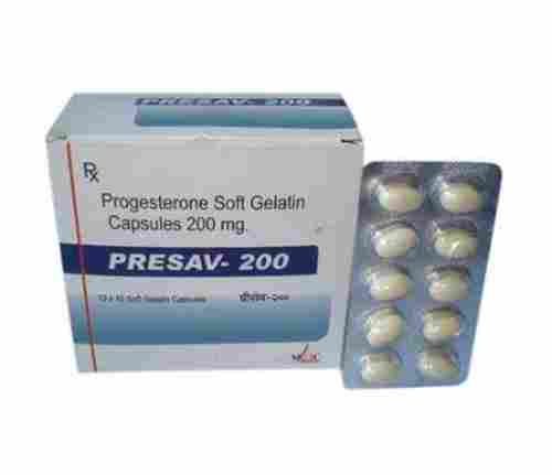 Progesterone Soft Gelatin Capsule 200mg, 10x10 Capsules Blister Pack