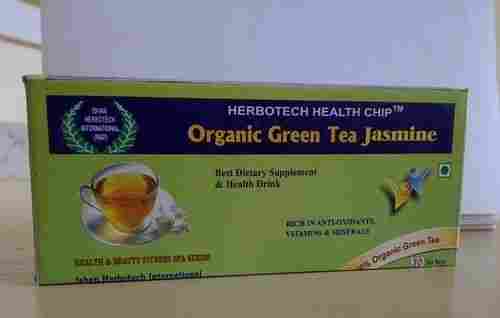 100% Organic and Healthy Jasmine Flavor Green Tea, 30 Bag Pack