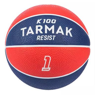 Silver Highly Durable Mini Synthetic Rubber Basketball For Playing Use