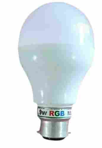 Ip55 And 9 Watt Round Home And Temple Plain Plastic Led Lightning Bulb