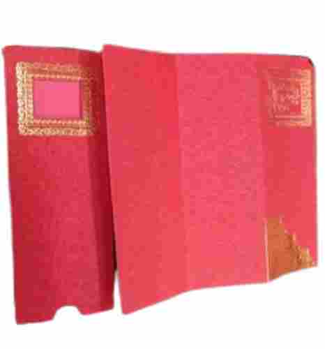 Multi Color Rectangular 6x8 Inch Size Foldable Designer Wedding Card