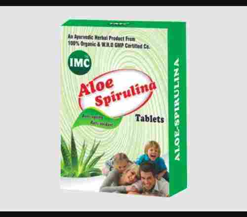 100% Organic IMC Aloe Spirulina Tablet For Anti Aging