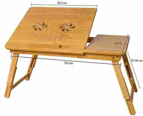 Handmade Portable Folding Laptop Wooden Table For Home