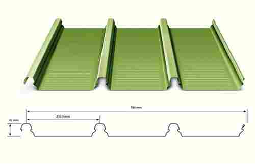 Corrosion Resistant Tata Roofing Sheets With 3.75 Feet Widths And Color Polished