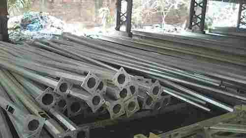 Galvanized Steel Octagonal Pole With 12 Meter Length And 16 mm Plate Thickness