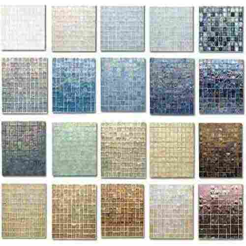 Multi-Color Printed Glass Mosaic Tiles For Wall Interior
