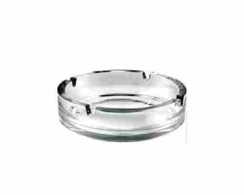 Ocean Top Rounc Clear Glass Ashtray For Restaurant, Bar And Home (6 Pcs Set)