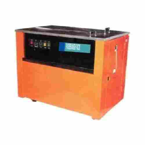 Semi Automatic Stainless Steel Body Box Strapping Machine With HMI Control System