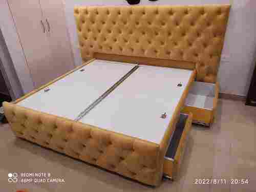 Designer Deluxe Handmade Wooden King Size Double Bed With Storage Shelves