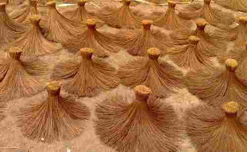 Dried Bown Raw Palmyra Fiber For Scrubber And Floor Brush