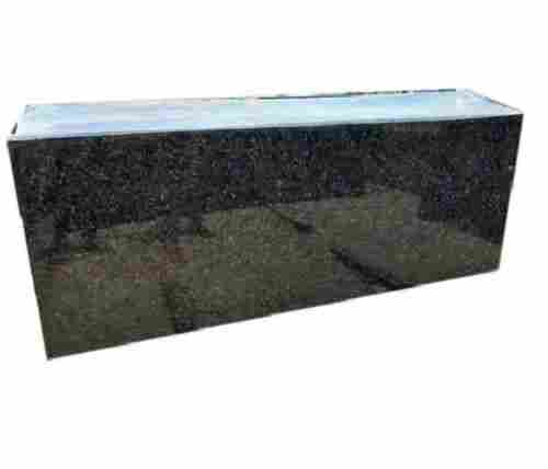 0.24% Water Absorption Polished Rectangular Rajasthan Black Granite Slab For Floor