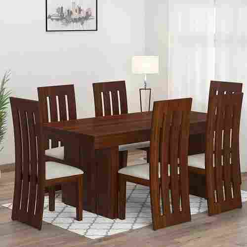 4 Seater 4x4 Feet Wooden Dining Table With Chair