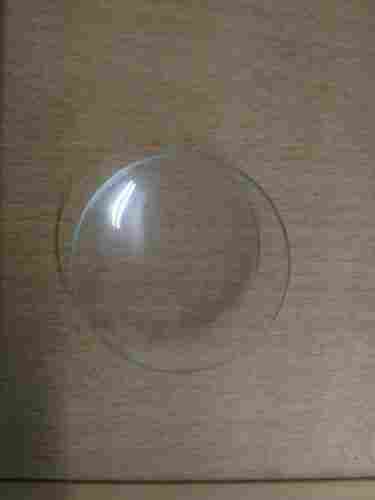 Round Transparent Classy Plain Hollow Convex Glass Bowl
