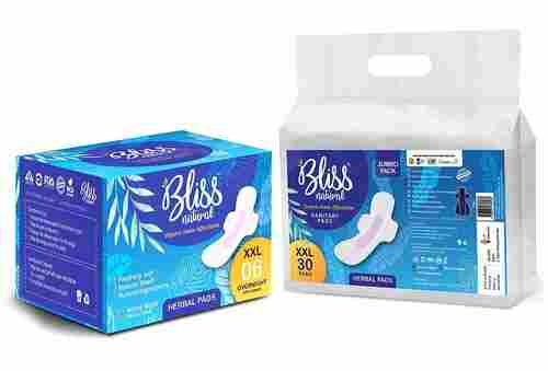 Bliss Natural Xxl Organic Sanitary Napkin Pad For Women