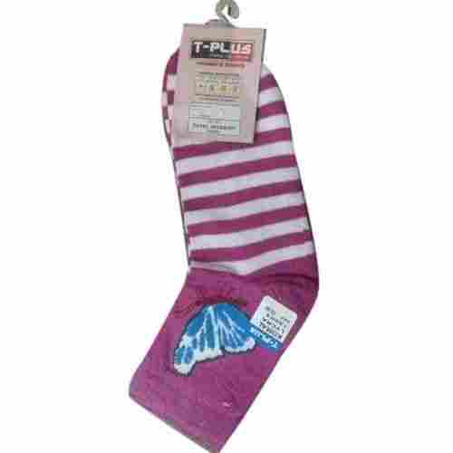 Free Size Printed Soft Comfortable Ankle-Length Lycra Fabric Socks For Ladies