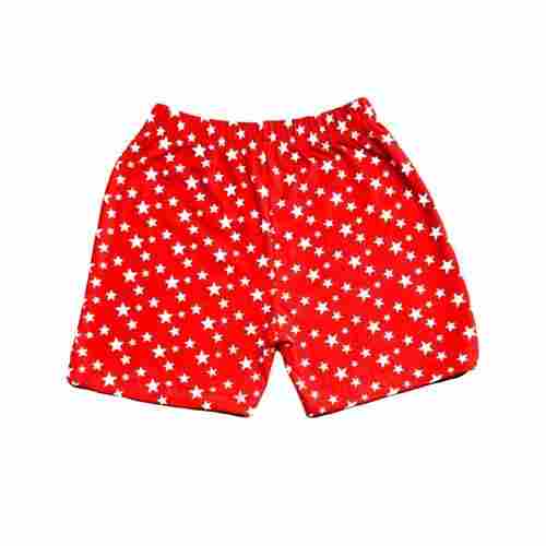 Inner Wear Mens Red And White Star Cotton Printed Bermuda Shorts
