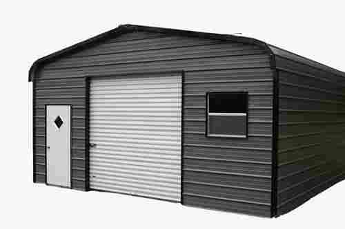 Water Resistant Industrial Square Steel Panel Build Prefabricated Sheds