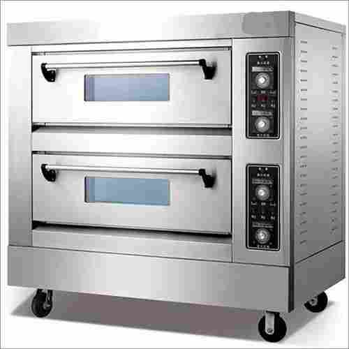6000w Single Phase Double Deck Baking Oven For Industrial