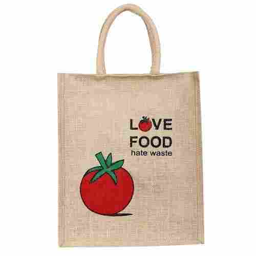 Environment Friendly Small Size Jute Lunch Bags with 2kg Capacity
