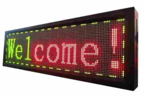 Ip65 Rating Acrylic Body Led Moving Display Board For Advertising