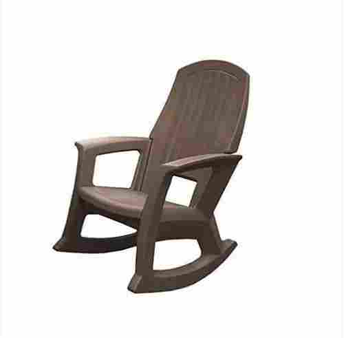 Water Resistant Plastic High Back Powder Coated 4 Legs Rocking Chair