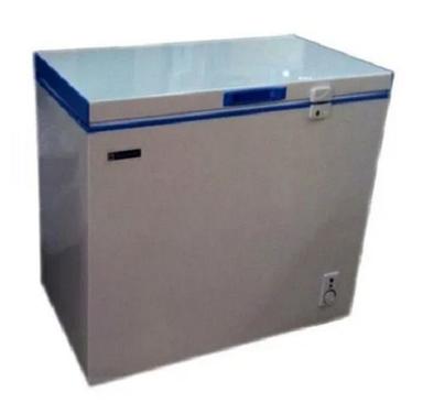 Silver 110 Watt Power Electrical 100 Liter Capacity Stainless Steel Chest Freezer