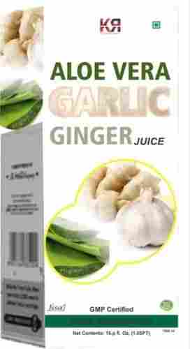 Healthy Natural Organic No-Additives Sugar Management Aloevera Garlic Ginger Juice 