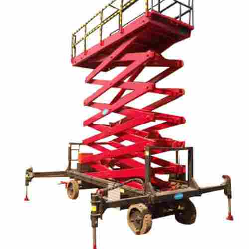 10 Feet Automatic Towable Scissor Lift Used In Construction Sites