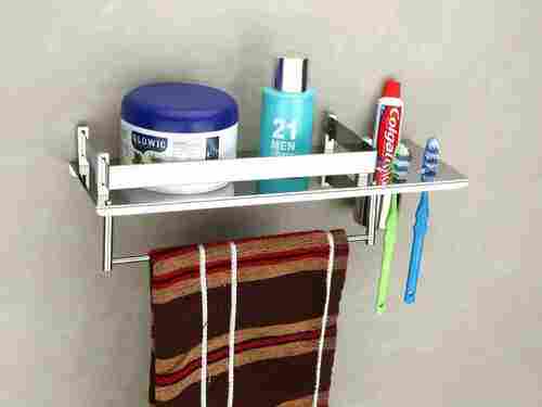 Wall Mounted Stainless Steel Corner Shelf For Bathroom Use