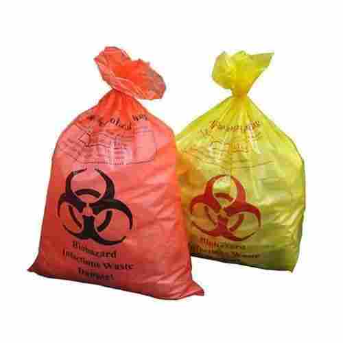 32 X 42 X 10cm Ldpe Disposable Plastic Large Biomedical Waste Collection Bags