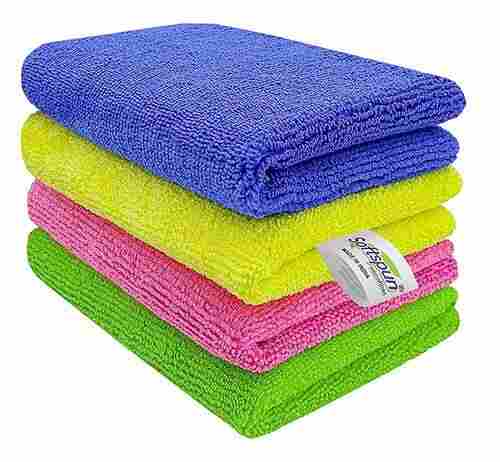Microfiber Cleaning Cloths With High Absorbent, Lint And Streak Free