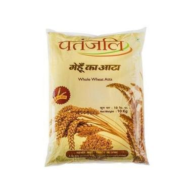 Golden Brown 100% Pure And Organic Patanjali Wheat Flour For Cooking With 10 Kg Packaging Size 