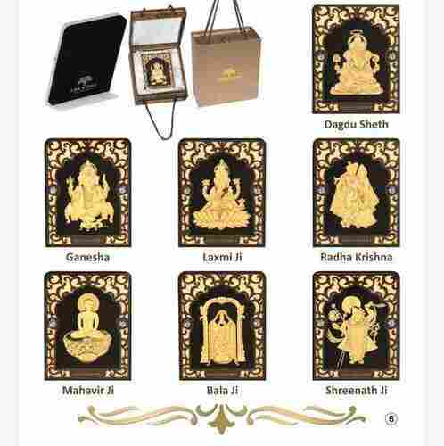 99.99% Purity Religious Square Gold Coin